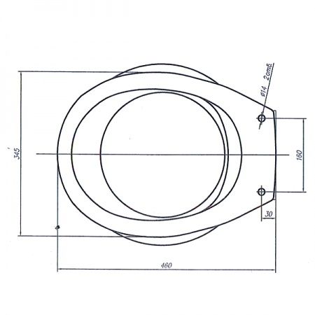 Унитаз "ДАЧНЫЙ" без сиденья (ЛЗСФ)