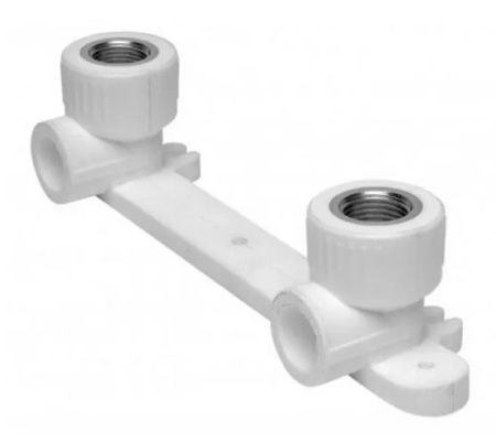 Настенный комплект PPRC для смесителя ВР 20х1/2" (БЕЛЫЙ) FD  (5/50)