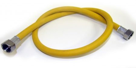 Подводка д/газа 1/2" ПВХ ГГ  2.5 м (желтая)   Зип-ФЛЕКС