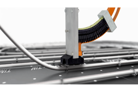 Скоба-держатель для теплого пола 16-20мм (50шт на ленте) под степлер /такер/