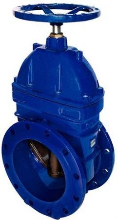 Задвижка "DENDOR" с обрезиненным клином тип 47GV Ду 80 Ру 10/16