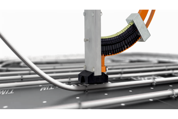 Скоба-держатель для теплого пола 16-20мм (50шт на ленте) под степлер /такер/