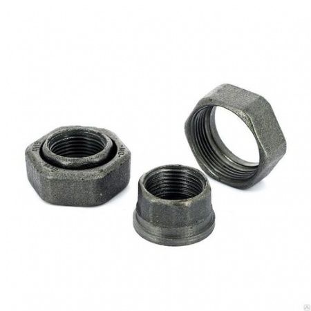 Комплект гаек для циркуляционного насоса ВР1"хВР1 1/2" чугунные (2 шт.)