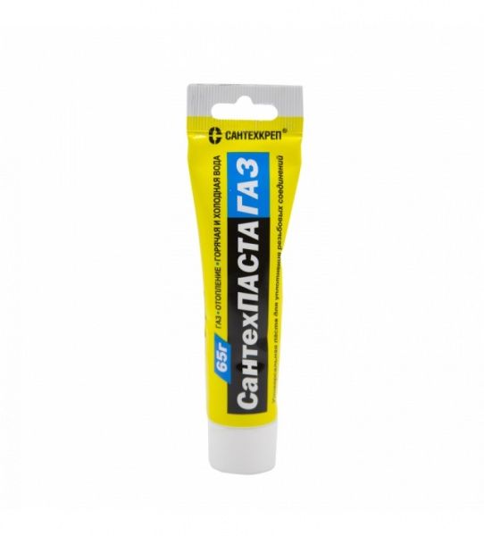 Паста уплотнительная САНТЕХПАСТА (тюбик 65г.) газ, вода, отопление