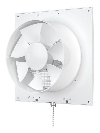 Вентилятор D-150мм, 200х200мм, ERA 6S-02 (с сеткой, с шнуровым выключателем 290 м3/ч)