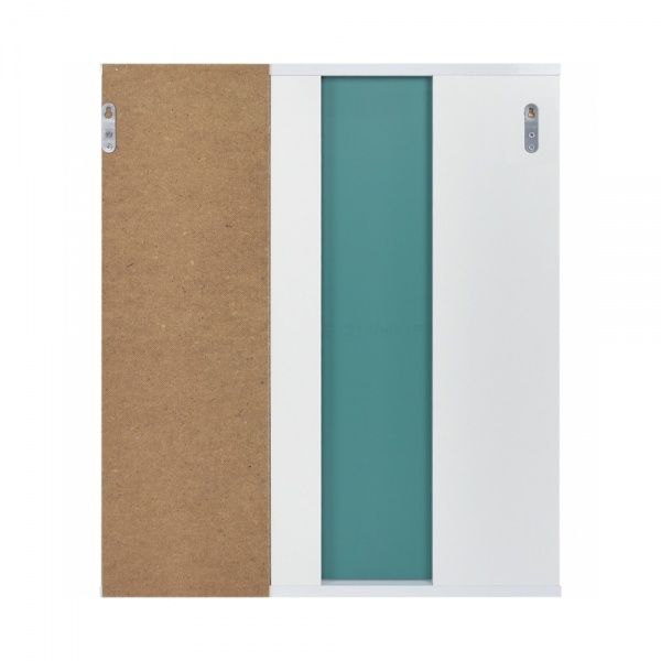 Зеркало "Вега 70" 700х150х700, со шкафчиком СПРАВА, с подстветкой