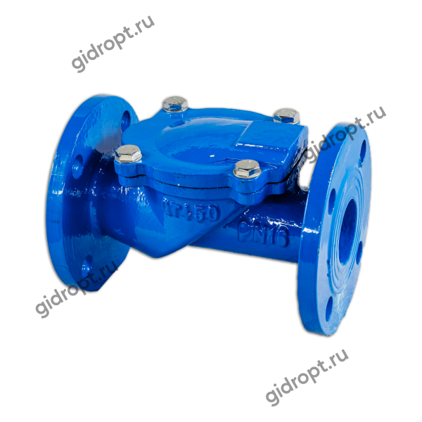 Клапан поворотный 19ч16р Ду 65,  Ру 16 (фланцевый)