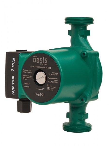 Насос циркуляционный Oasis C-25/6-180   (с гайками)