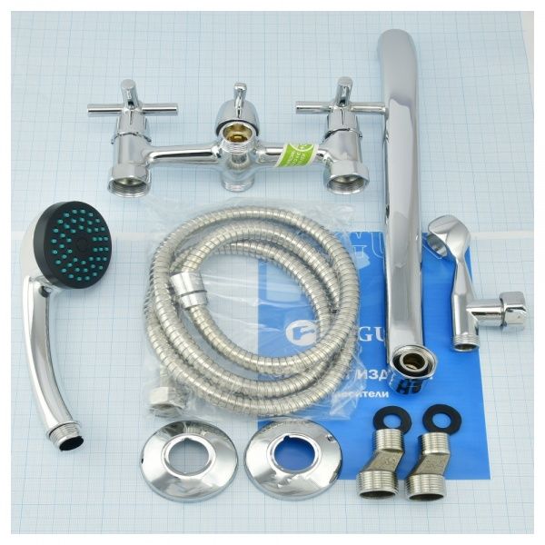 Смеситель для ван. двур., длин. S изл. JGN