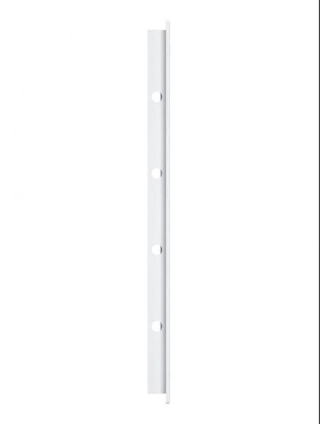 Дверца пластиковая АБС 318х418 (296х396) белая с фланцем, ручка