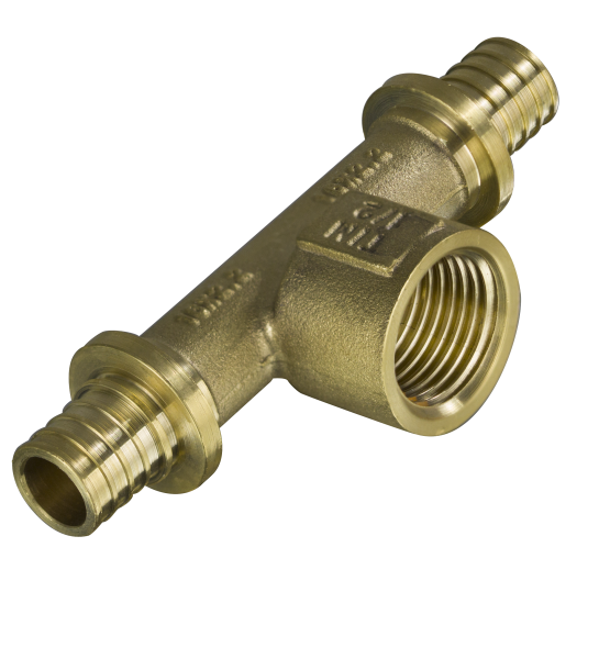 Тройник переходной 20х2.8-ВР3/4" (латунь, аксиальный)