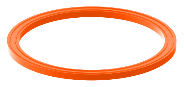 Кольцо уплотнительное (плоское) 40мм, оранжевое