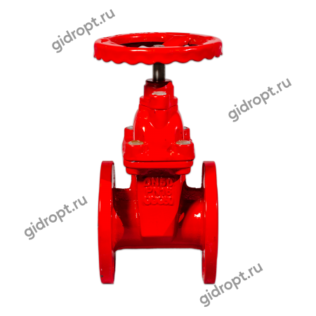 Задвижка 30ч39р Ду 80 Ру10/16   Tmax-120 оС  (ТЯЖЕЛАЯ, ЛАТУННАЯ гайка на клине) КРАСНАЯ