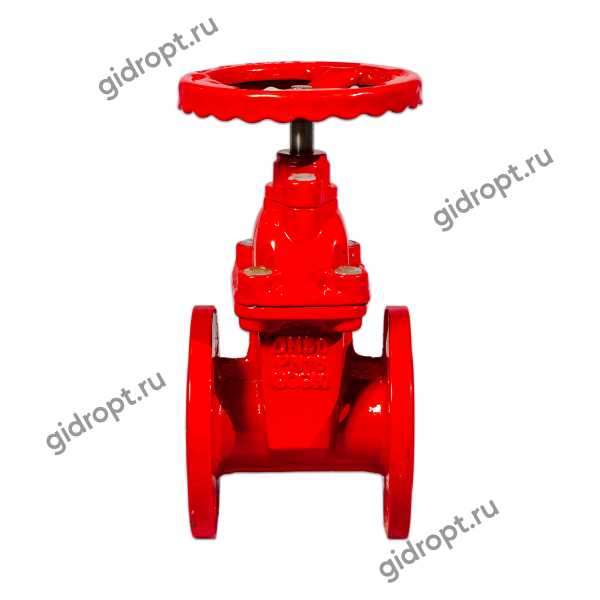 Задвижка 30ч39р Ду 50 Ру10/16   Tmax-120 оС  (ТЯЖЕЛАЯ, ЛАТУННАЯ гайка на клине) КРАСНАЯ