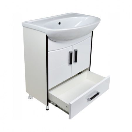 Тумба "Астра 50" под умывывальник "Уют 50" Rosa