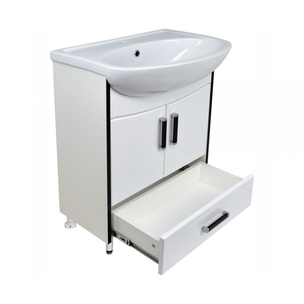 Тумба "Астра 50" под умывывальник "Уют 50" Rosa