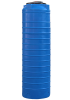 Емкость ПЭ цилиндрическая синего цвета VERT 400л