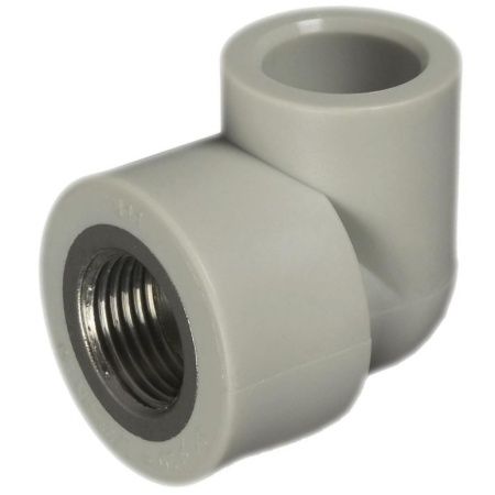 Угольник ВР 20х1/2"   (серый) FD  (25/200)