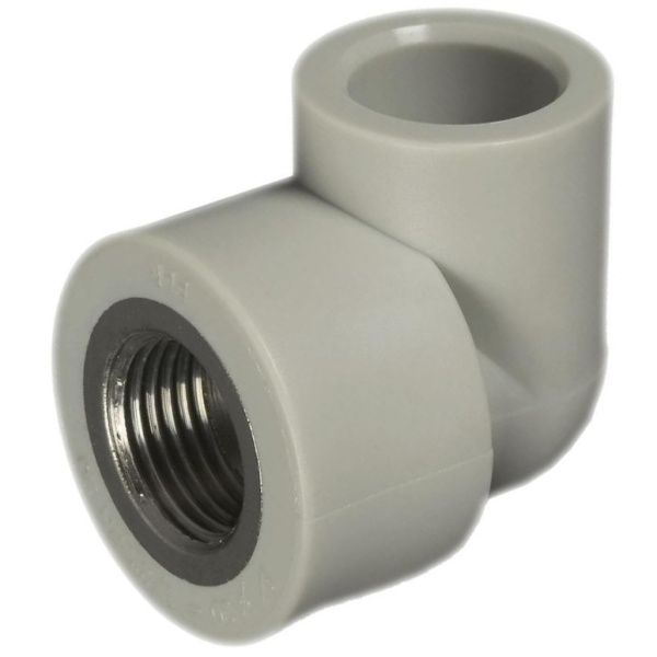 Угольник ВР 20х1/2"   (серый) FD  (25/200)