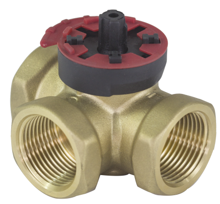 Клапан регулирующий (смесительный) трехходовой VRG131-04 Ду25 TIM