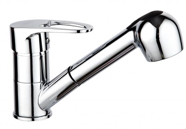 Смеситель РМС для кух. с выдвижной лейкой SL52-014