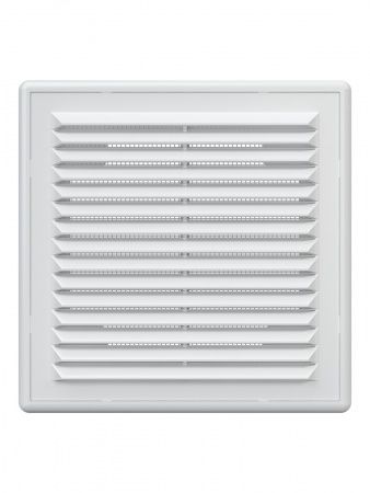 Решетка пластиковая 150х150, белая, сетка, разъемная