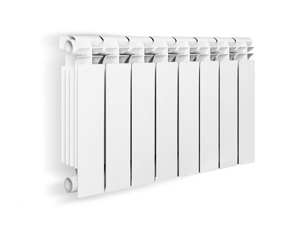 001 Радиатор алюминиевый Oasis 350/96 (10 секции) (1.24 кВт)