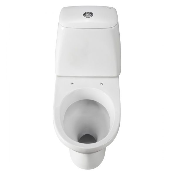 Унитаз "Соната" белый, 1 кн.арм., косой выпуск, нижн.подв., сид.полипр.