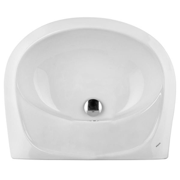 Умывальник "Бриз-60" с переливом, без комплекта, без отверстия, белый