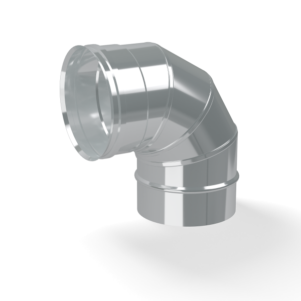 Отвод нерж. Ф 110 мм. 90° (430/0,5 мм.)