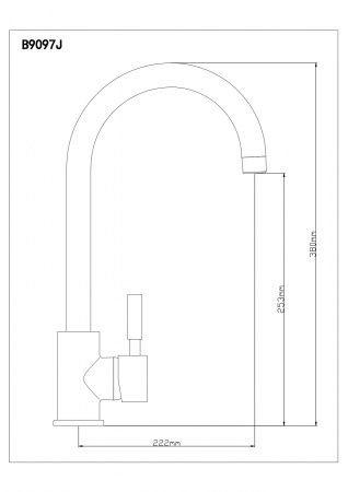 Смеситель BOOU для кух. с подкл. для фильтра B9097J