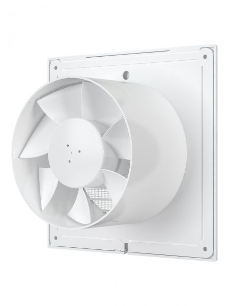 Вентилятор D-125мм, 180х180мм, E 125 S (с сеткой 140 м3/ч, 44 Па, 16 Вт, 220В, 36 дБ)