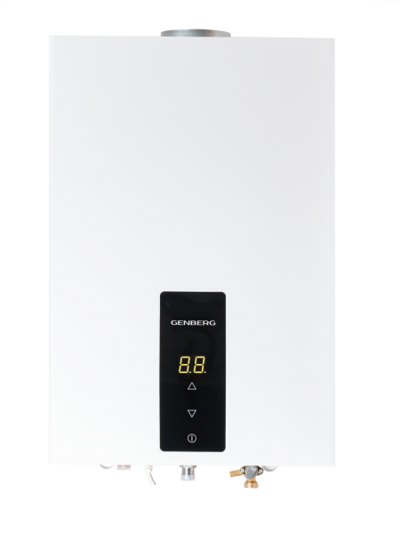 Водонагреватель газовый GENBERG NEO 611.01 Белый, 11 л/мин, 21 кВт, эл. модуляция
