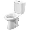 Унитаз Анимо с бачком, белый, 1 кн.арм., косой выпуск, нижн.подв., сиденье полипропилен