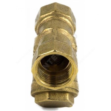 Фильтр косой магнитный латунный муфтовый Ду 15 Ру20 (с отверстием для пломбы)