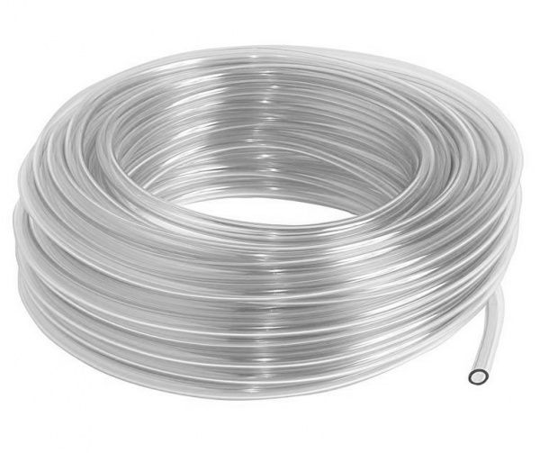 Трубка (шланг) прозрачная пищевая 14*17 мм (бухта 50м)