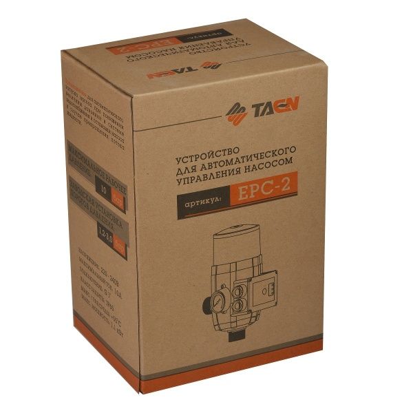 Блок автоматики с манометром TAEN EPC-2 (диапазон настройки 1,5-3,5 бар) с манометром