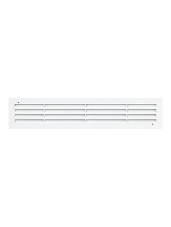 Решетка переточная пластиковая 450х91х40мм, белая (2 штуки)