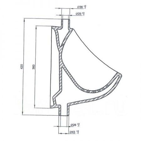 Писсуар "Дельта"