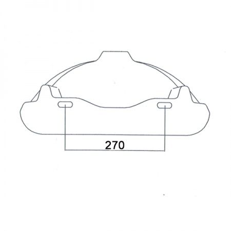 Умывальник "Браво" без комплекта, без отверстия, белый