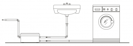Канализационная установка Compact Lift 250 (250 Вт, Qмакс - 80 л/мин; Нмакс - 5 м)