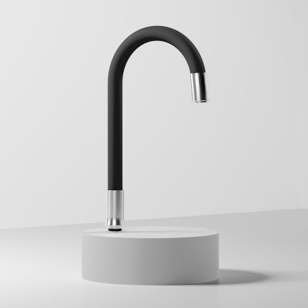 Излив силиконовый черный SUS-016BL