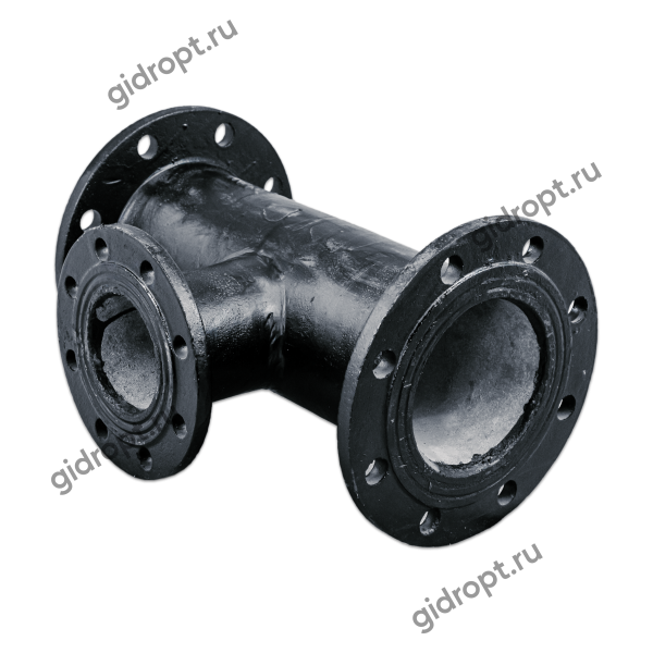 Тройник фланцевый ТФ150х100   (чугун)   Ру10/16