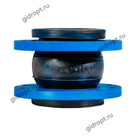 Компенсатор (виброкомпенсатор) фланцевый Ду 100 (резиновая вставка) Ру 10/16