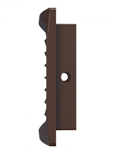 Решетка пластиковая 300х135, коричневая