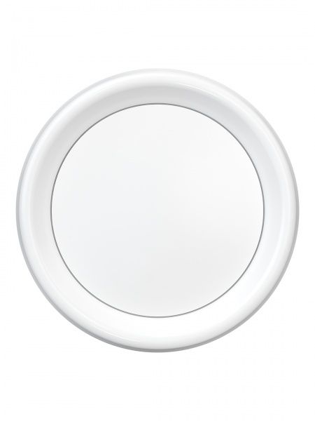 Анемостат пластиковый 200, Dн-260мм, белый, со стопорным кольцом