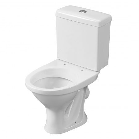 Унитаз "Форвард" белый, 1 кн.арм., косой выпуск, нижн.подв., сид.полипр.