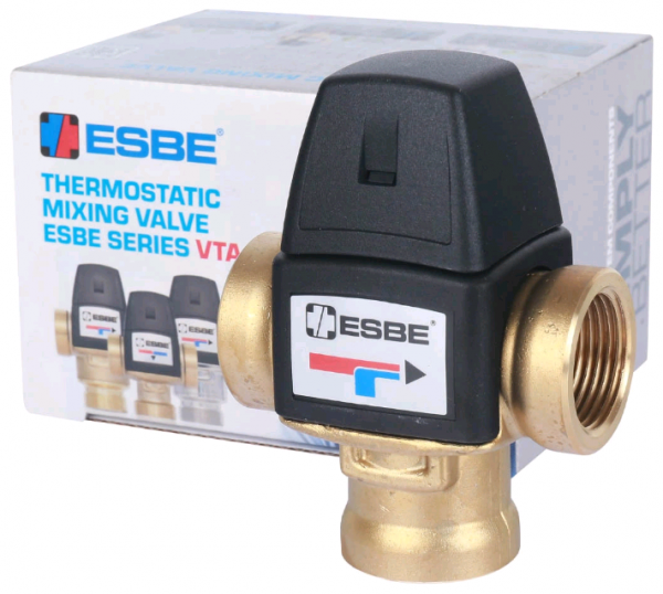 Клапан термостатический смесительный ESBE VTA321 Ду 15 ВР, Tрег=20-43оС
