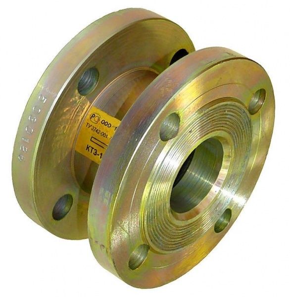 Клапан термозапорный КТЗ-125-02-1,0 (фланцевый)