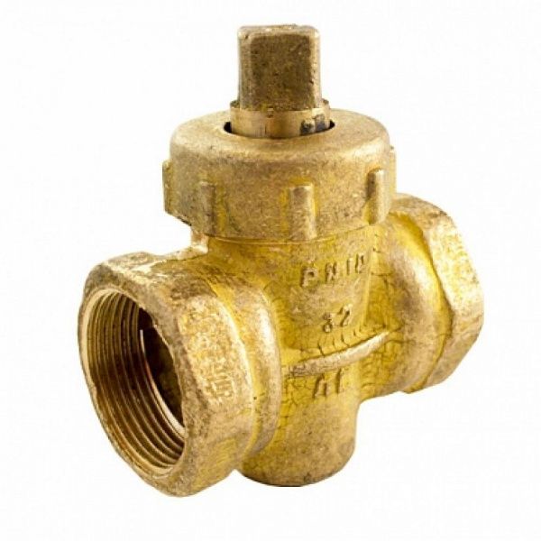 Кран латунный, пробковый 11б6бк1 (Газ) Ду 20